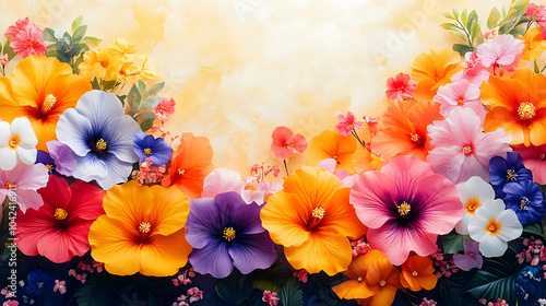 A vibrant floral arrangemen...