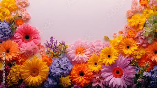 A vibrant floral arrangemen...