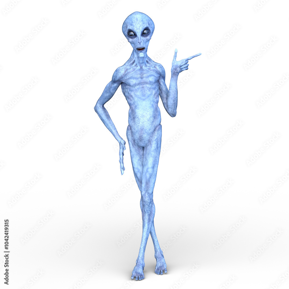 エイリアン　3DCGレンダリング