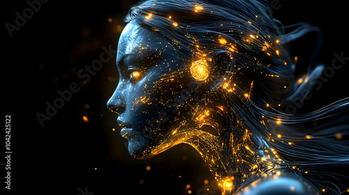 A futuristic depiction of a...