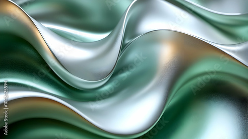 Abstract flowing fabric tex...