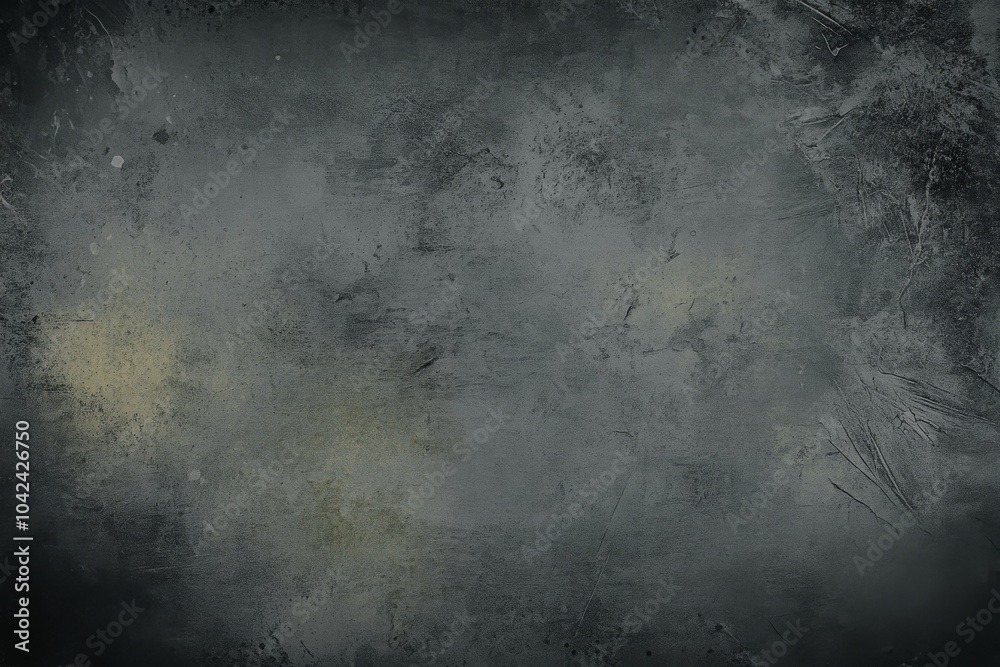 Obraz premium Dark gray grungy textured background for design overlays.
