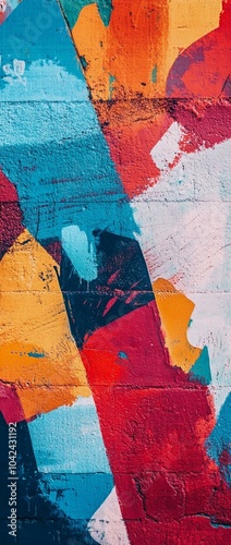 Graffiti wall abstract background. Idea for artistic pop art background backdrop.