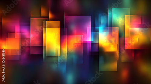 Abstract colorful compositi...