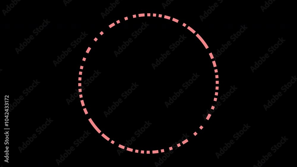 HUD element multicolored strokes flickering seamless loop alpha channel 3d render. Display loading data, analysing, moving graph frame, HUD circle interface. HUD futuristic target, infographic HUD element multicolored strokes flickering seamless loop alpha channel 3d render. Display loading data, analysing, moving graph frame, HUD circle interface. HUD futuristic target, infographic