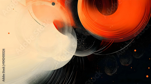 Abstract design featuring s...