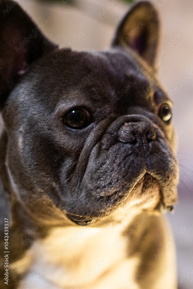 Fototapeta premium Portrait of a French Bulldog Puppy