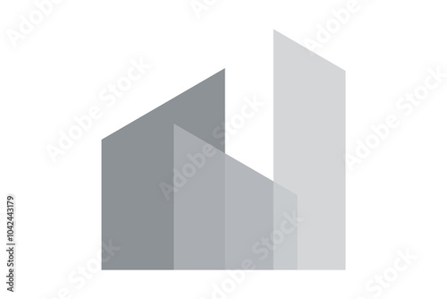 architectural design of buildings with a modern concept