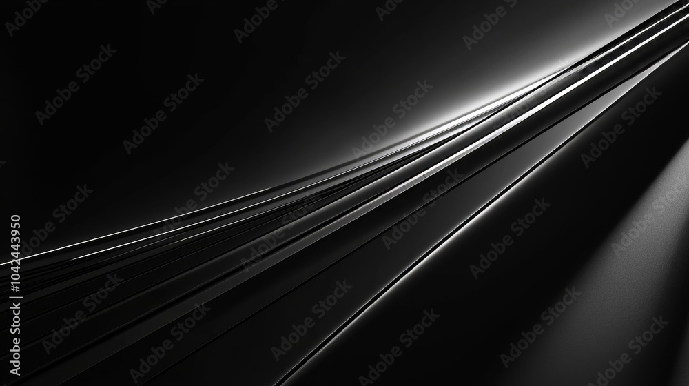 Abstract black background. Featuring a series of interwoven, radiant lines with varied thicknesses. Showcasing a modern and dynamic design. Ideal for tech visuals and digital art Abstract black background. Featuring a series of interwoven, radiant lines with varied thicknesses. Showcasing a modern and dynamic design. Ideal for tech visuals and digital art