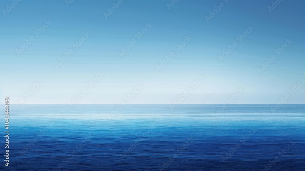 Obraz premium Tranquil Ocean Landscape