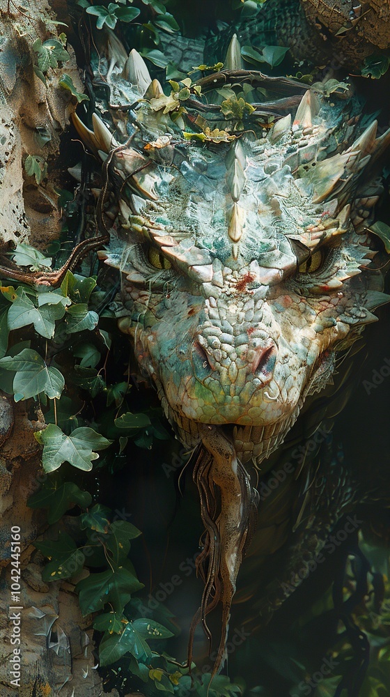 Dragon in the Forest: A Close-Up Look Dragon in the Forest: A Close-Up Look