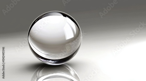 Radiant Glass Sphere Background for Luminous Visuals