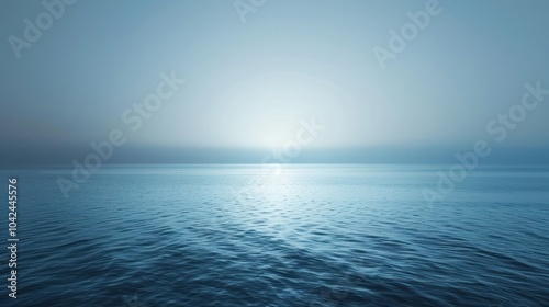Tranquil Seascape at Sunset