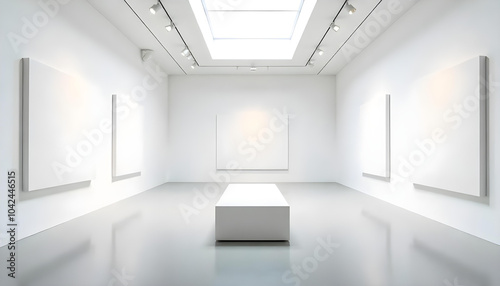 Wallpaper Mural poster blank mockup advertising exhibition festival indoor room Torontodigital.ca