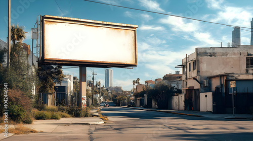 Abandoned street scene feat...