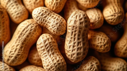 Peanuts in Shell Close-Up 