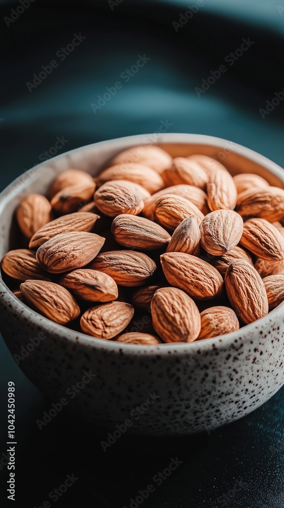 Bowl of Whole Almonds Bowl of Whole Almonds