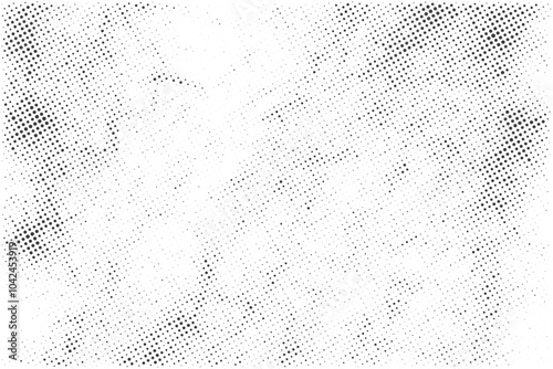 Black and white grunge halftone pattern texture background
