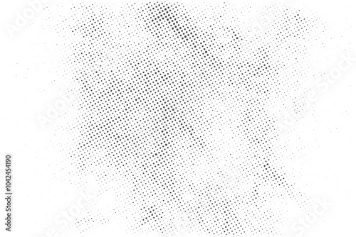 Black and white grunge halftone pattern texture background
