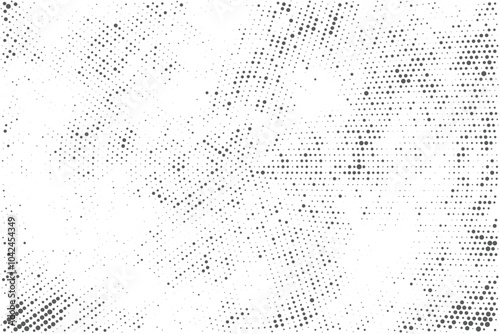 Black and white grunge halftone pattern texture background
