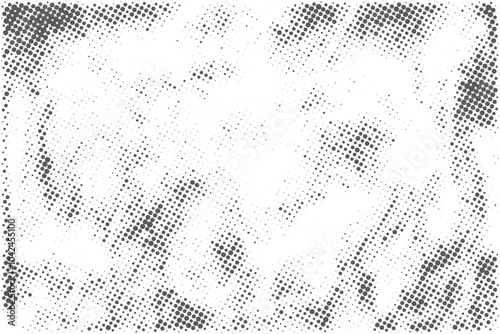 Black and white grunge halftone pattern texture background
