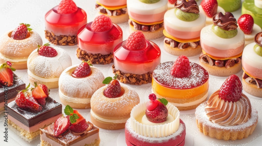 Indulge in a visual feast at our French patisserie, where mouthwatering desserts beckon from the window display. Indulge in a visual feast at our French patisserie, where mouthwatering desserts beckon from the window display.