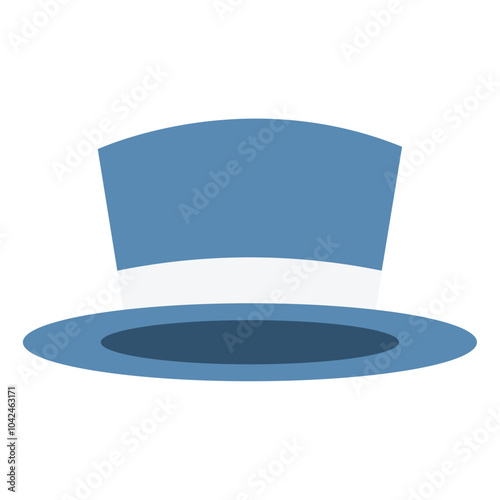 Colored gentlemen hat icon Vector