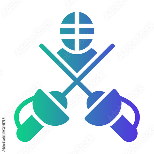 fencing Gradient icon