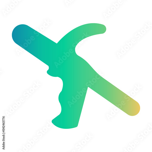 handle fencing Gradient icon