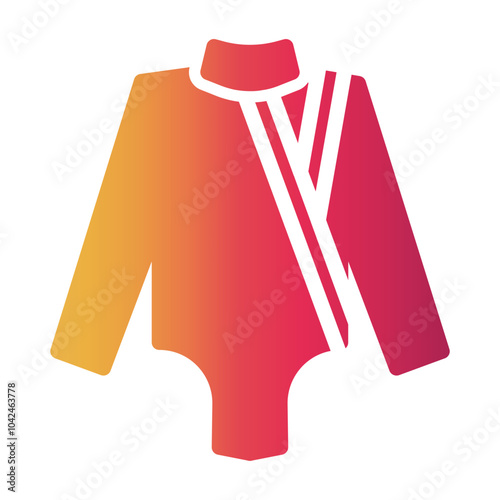 fencing suit Gradient icon