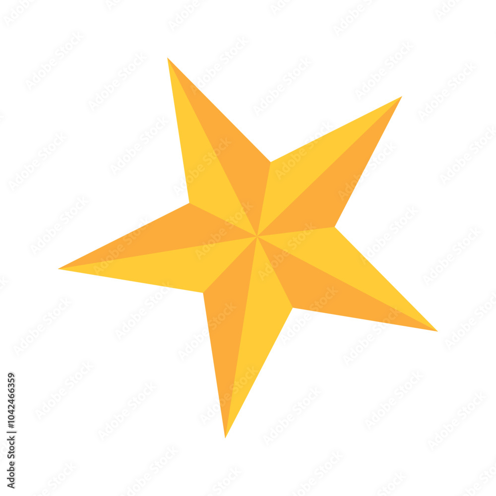 Obraz premium Colored christmas star shape icon Vector