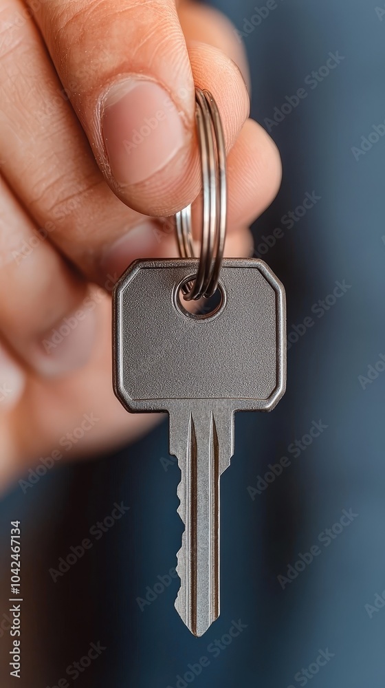 Confident realtor hands over house keys to excited couple celebrating their new home purchase in gigapixel quality Confident realtor hands over house keys to excited couple celebrating their new home purchase in gigapixel quality