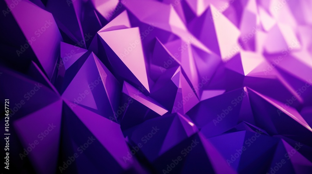 Obraz premium Abstract Purple Geometric Background
