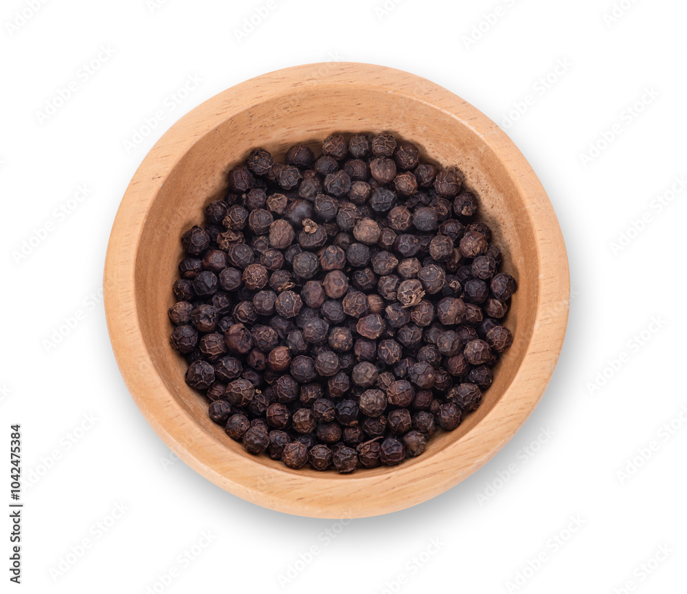 black peppercorns isolated on white background black peppercorns isolated on white background
