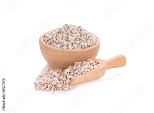 millet isolated on white background photo