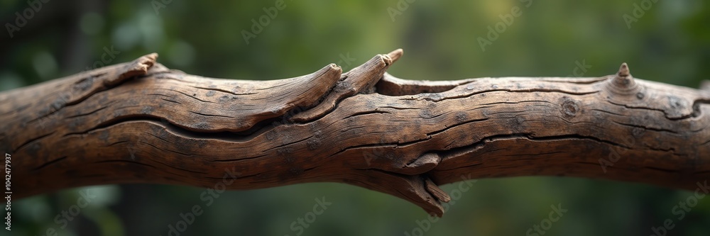 A close up of a textured branch showcasing natural wood details, ideal for nature, sustainability, or outdoor themed projects. A close up of a textured branch showcasing natural wood details, ideal for nature, sustainability, or outdoor themed projects.