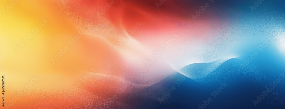 Vibrant Abstract Gradient Background with Blue Orange Yellow Soft Colors Vibrant Abstract Gradient Background with Blue Orange Yellow Soft Colors