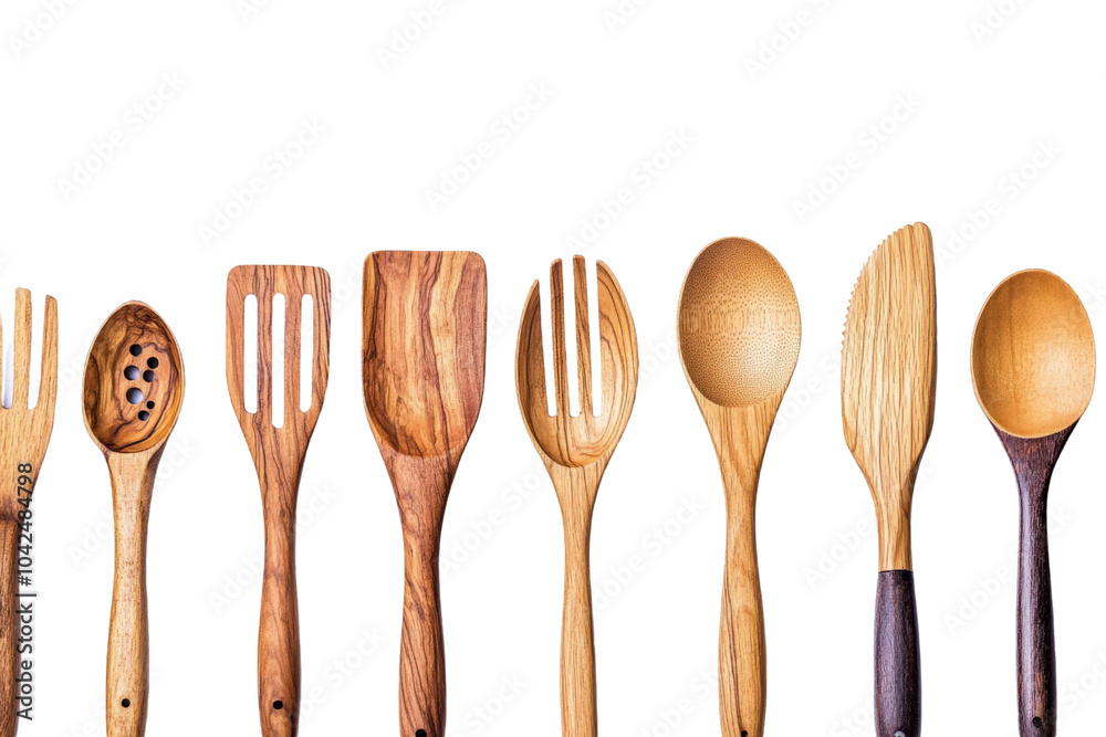 Wooden Kitchen Utensils. Wooden Kitchen Utensils.