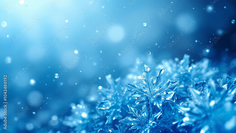 abstract ice background, winter blue background with ice, space for text, card, abstract ice background, winter blue background with ice, space for text, card,