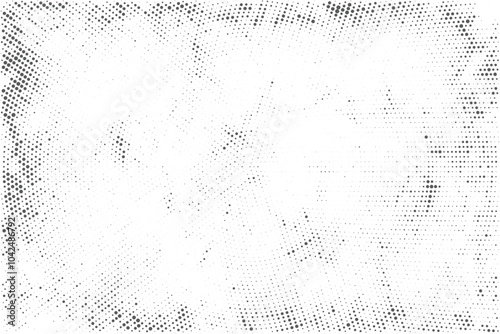 Black and white grunge halftone pattern texture background
