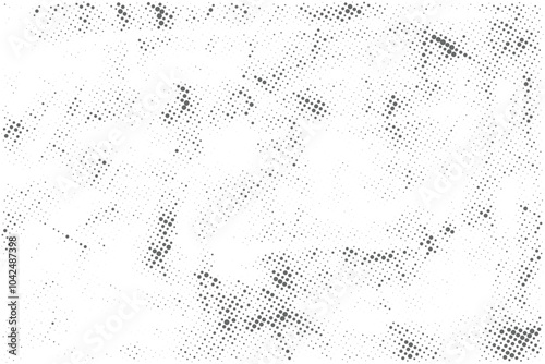Black and white grunge halftone pattern texture background
