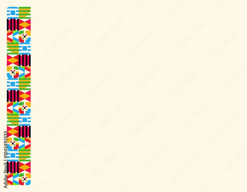 Obraz premium Colorful combination of figures Abstract Texture Background Design. Vector