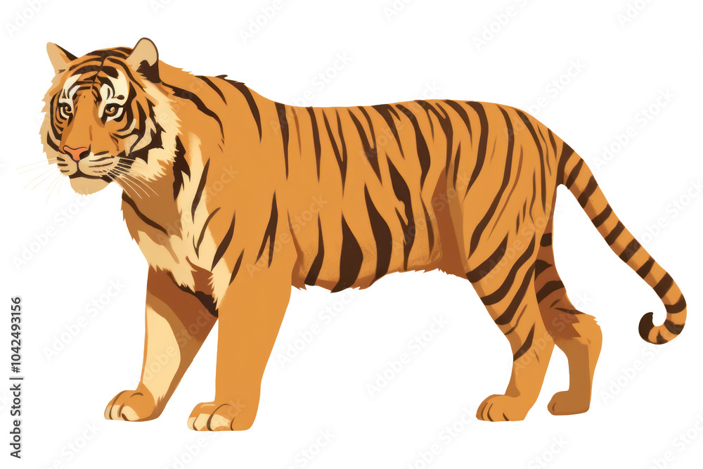 Fototapeta premium PNG Tiger wildlife tiger animal.