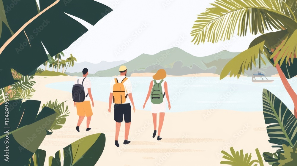 Obraz premium Eco-Friendly Travel: Embracing Sustainable Tourism and Cultural Responsibility