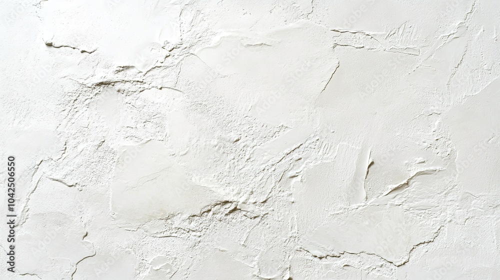 Obraz premium Textured White Wall Surface for Background Use