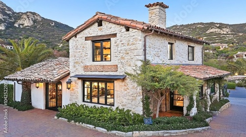 Charming Stone House with Scenic Mountain View