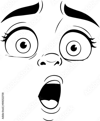 surprised expression
