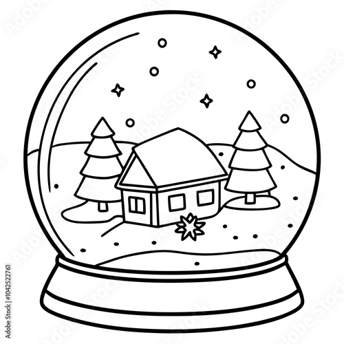 Winter Wonderland in a Snow Globe's Embrace
