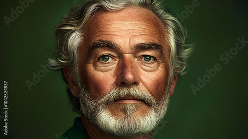 Portrait of an older man wi...