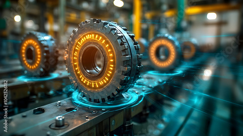 Industrial machinery with g...